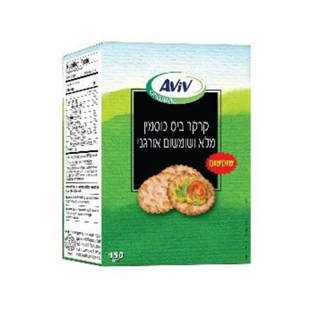 קרקר ביס כוסמין מלא ושומשום אורגני